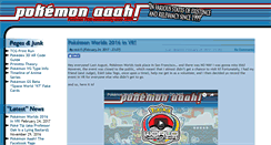 Desktop Screenshot of pokemonaaah.net