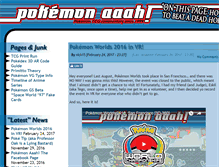 Tablet Screenshot of pokemonaaah.net